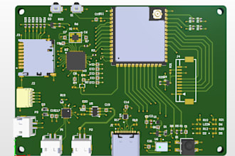 design schematics and pcb board ready to manufacture