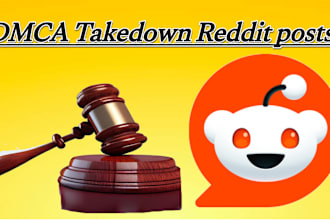 remove infringing and leaked content from reddit under dmca