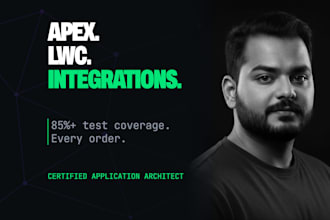 be your salesforce developer for apex, lwc and integrations