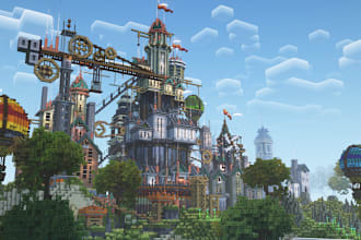 create minecraft builds in high quality