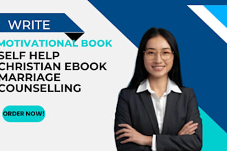 write motivational ebook, selfhelp book, christian ebook marriage counselling