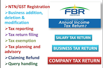 do income tax registration ntn with fbr free of cost