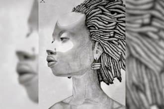 create realistic portraits in a traditional and wb way