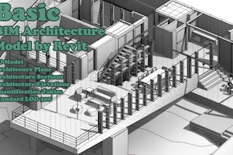 do architecture bim model by revit