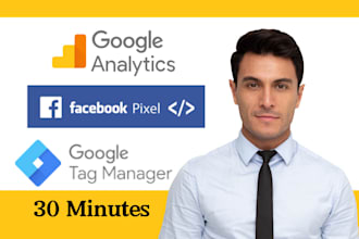 fix or set up google analytics 4 ga4 facebook pixel or tag manager