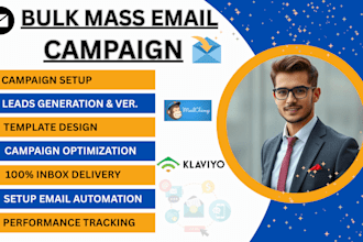 send mass email campaign, blast bulk cold email marketing, sms sending marketing