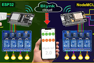 develop iot app esp32 ble app mobile app ble flutter gps app firebase mqtt