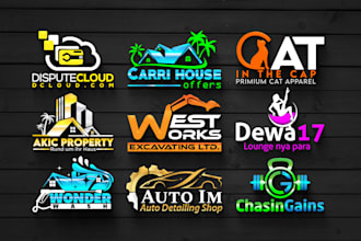 create modern HQ 2d, 3d logo design and redesign