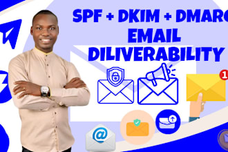fix dkim spf dmarc mx record to improve email deliverability