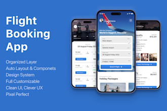 develop flight booking app, hotel booking app, ticket, event, travel app