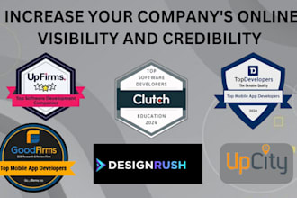 do clutch designrush management to increase online reputation of your website