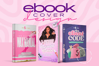 make ebook cover or book cover design with free 3d mockup