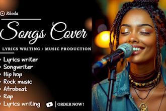 be your lyrics writer songwriter hip hop rock music afrobeat rap lyrics writing