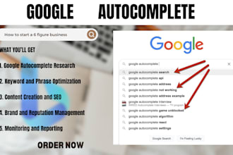 develop, build google autocomplete suggestion, bing, keyword research