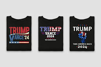 create trump design t shirts for pod