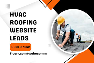 design roofing website hvac solar plumbing construction contractor leads