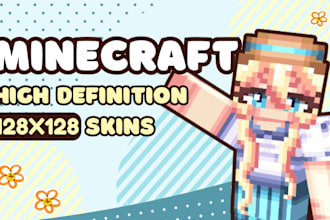 make custom 128x128 minecraft skins