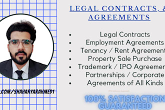 do legal research, legal drafting and legal documentation