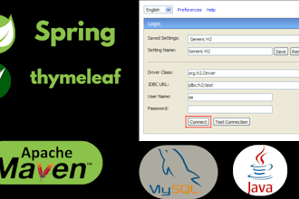 create java applications using spring boot and thymeleaf