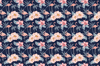 create unique seamless pattern designs for your brands and products