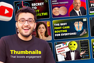 design a attractive ai youtube thumbnail for medical and educational content