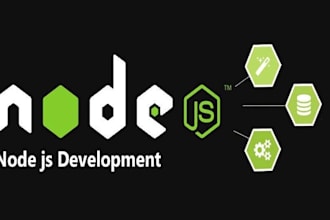 be your node js backend developer for rest API development