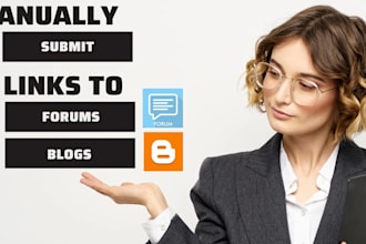 manually submit your link to high quality forums or blogs