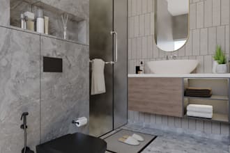 do realistic 3d designing and rendering of your bathroom
