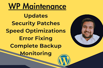 do wordpress maintenance, wordpress help, wordpress monthly maintenance