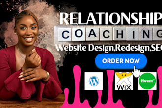 design marriage coaching website relationship coach landing page coach website