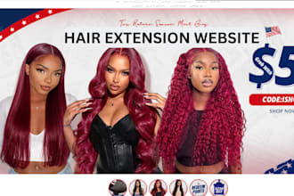 72hrs luxury hair extension shopify store hair extension website eyelashes store