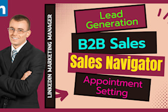 do lead generation, appointment setting and profile optimization