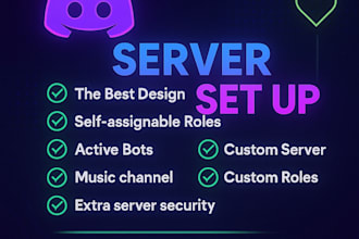 set up a unique discord server for you