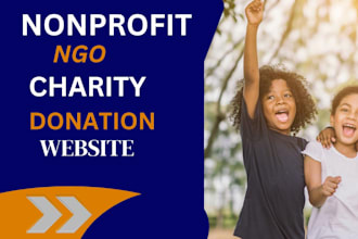 build nonprofit ngo fundraising website with donation system