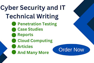 do cyber security research, case study, projects and essay writing