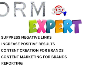 do professional online reputation management, ORM for your name and brand