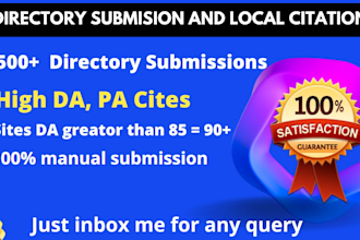 do uae, USA and UK local citations for local SEO