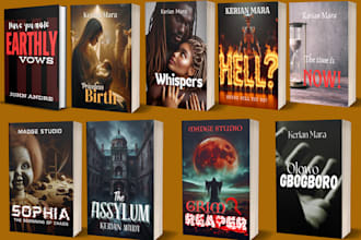 do book cover design ebook  paperback acx cover amazon KDP cover with ai image
