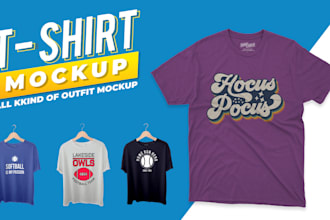 create amazing t shirt mockup design