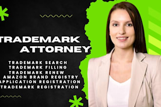 help you with trademark registration and amazon brand registry in US UK canada