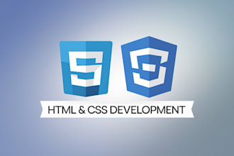 do responsive html css website development and fix errors