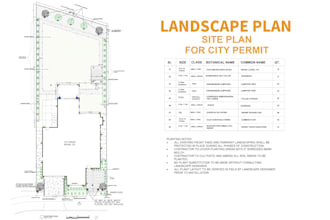 draw 2d site plan landscape plan and lot subdivision for permit