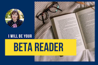 beta read your short story, novella or novel