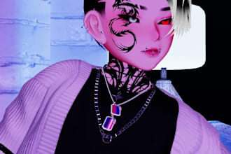 model a custom 3d vrchat avatar, nsfw avatar vrc avatar vr chat avatar vr avatar