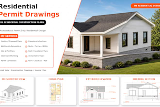 create residential permit drawings in revit