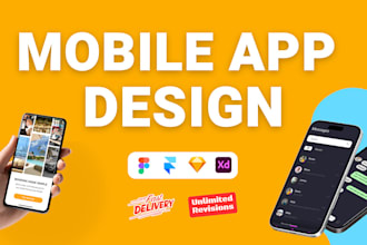 do android or ios mobile app ui ux design
