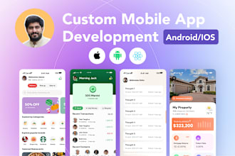 do cross platform react native mobile app development for IOS and android