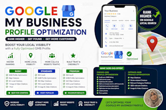 optimise google my business profile optimization  for local seo gmb ranking