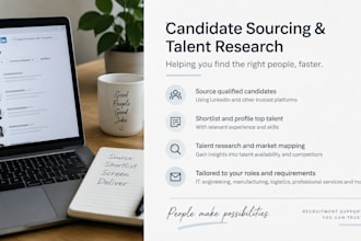 source and shortlist suitable candidates for you
