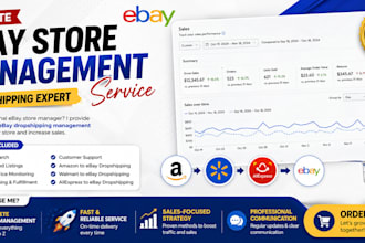 complete ebay store management service dropshipping